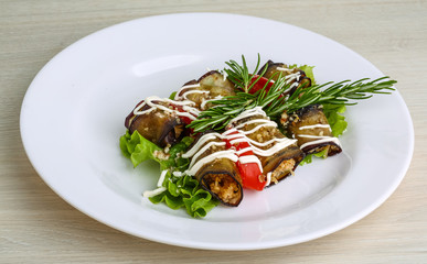 Aubergine roll