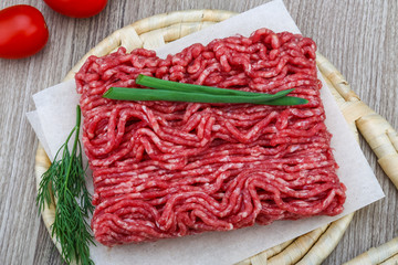 Raw minced meat