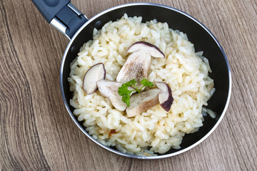 Mushroom risotto