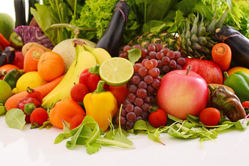 新鮮な野菜と果物