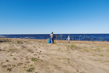 Children on the beach