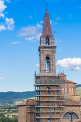 Fototapeta premium Vista della Cattedrale di Castiglion Fiorentino