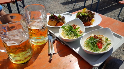 Kässpätzle und Bier