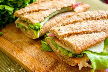 sandwich with ham bocadillo