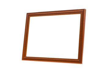 Picture frame isolated on white background