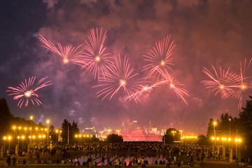 Fireworks in Moscow