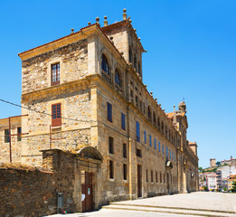 Fototapeta na wymiar College of Nosa Senora da Antiga is located in Monforte de Lemo