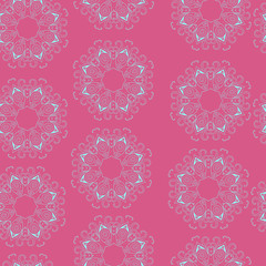 Abstract seamless pattern background with mandala