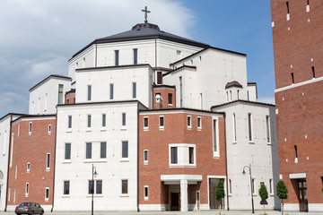 Obraz premium Cracow , Lagiewniki - The centre of Pope John Paul II.