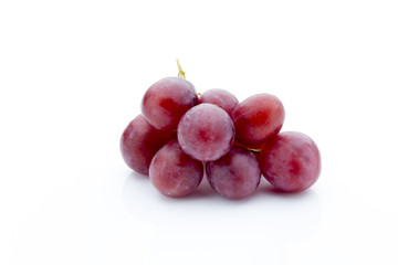 Grape on the white background. Fresh  berry.