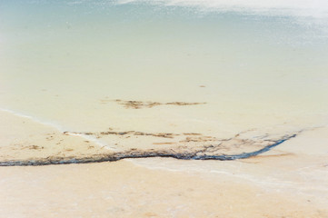 Salt farm in eastern, Thailand