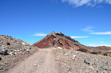 climb to kengamine peak steep slope (uma-no-se)
