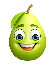 Cartoon character of guava