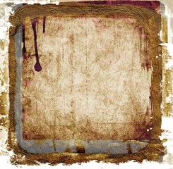 Grunge frame or abstract background