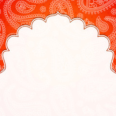 Frame in the Indian style