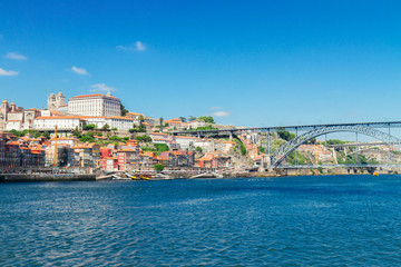 hill with old town of Porto, Portugal