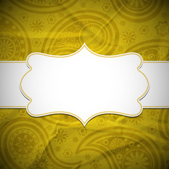 Frame in the Indian style