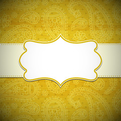 Frame in the Indian style