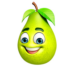 Cartoon character of guava