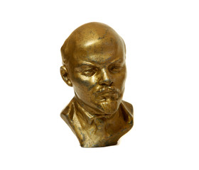 Fototapeta na wymiar Stutuette of Lenin, leader of russian proletarian October revolu