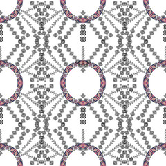 Ethnic tribal pattern in boho style