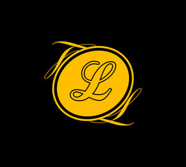 Luxurious Letters Logo L