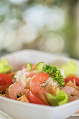 shrimp vegetable salad