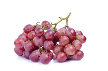 grapes isolated on over white background