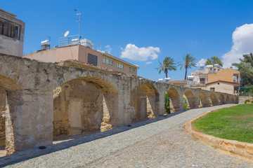Fototapeta na wymiar Ancient archway in Nicosia