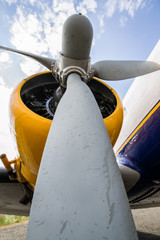Turboelica di un aereo 