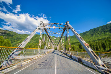 Historical bridge over the river
