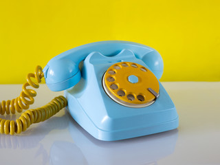 heavenly and yellow traditional phone