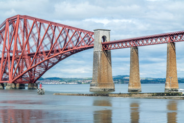 Forth Bridge in Edinburgh Scotland