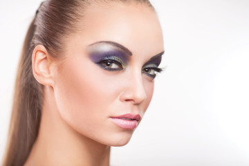 Fototapeta premium Fashion portrait beautiful girl