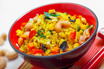 Asian rice meal