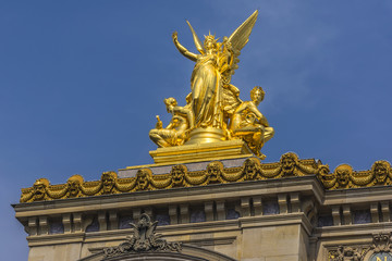 Fototapeta na wymiar Opera National de Paris (Grand Opera, Garnier Palace). France.