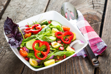 Salad with vegetables