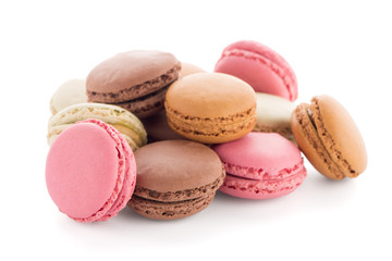 Colorful French Macarons