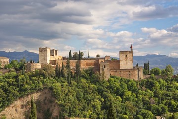 Fototapeta na wymiar Alhambra Fort