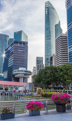 modern futuristic buildings and skyscapers