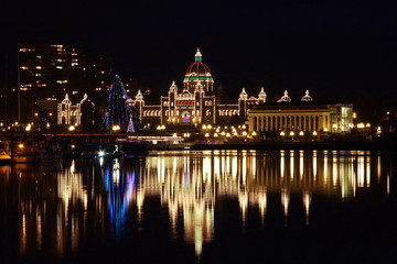 Fototapeta na wymiar Parlament Building Victoria BC