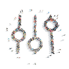 group people  shape  control