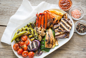Grilled vegetables