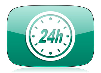 24h green icon
