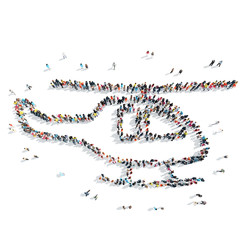 people  shape  helicopter  group