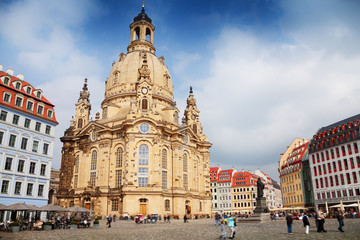 Frauenkirche cathedral in Dresden 