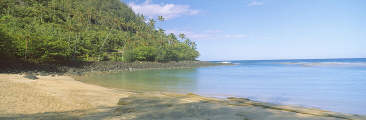 Kailio Beach in Ha'ena State Park, Na Pali Coast, Kauai, Hawaii
