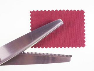 Red Fabric sample