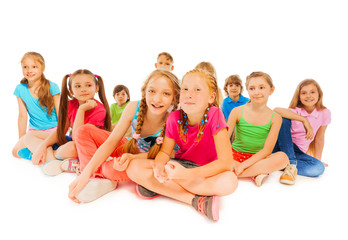 Funny best friends hang out