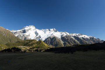 Fototapeta premium Mount Cook, Hooker Valley, New Zealand